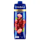 《CHABAA》啜吧-100% 紅葡萄果汁1000ml