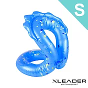 【Leader X】雙氣囊兒童充氣套頭游泳背心(S/M 2色 戲水泳圈 泳具) 藍色S