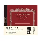 【APICA】Premium C.D Notebook 紳士筆記本CD尺寸 ‧ 方眼/紅