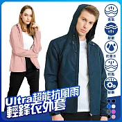 【KISSDIAMOND】Ultra超能抗風雨輕鋒衣外套(KD-FJ286) M 男/深藍