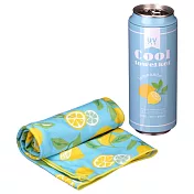 【Liv Heart】日本抗UV罐裝涼感巾(L) ‧ 檸檬