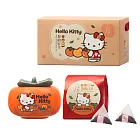 【Hello Kitty】舞鶴紅茶柿子儲物罐禮盒1入(茶包2.5g*10入)