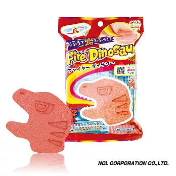日本NOL-噴火龍入浴劑(紅)(3Y+/草莓香味/就像火焰從恐龍口中噴出/沐浴球/洗澡玩具/交換禮物)