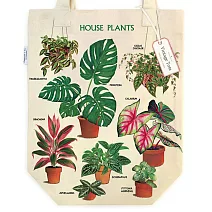 美國 Cavallini 肩背托特包 室內植物