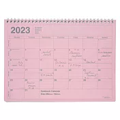 【Mark’s】2023 月曆型記事手帳B5變型 ‧ 粉紅