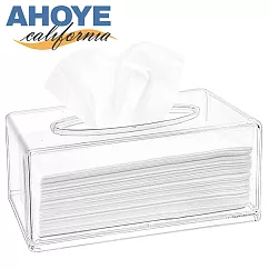 【Ahoye】五星飯店專用透明衛生紙盒 面紙盒