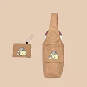 YCCT 環保飲料提袋包覆款 - 珊瑚沙大象