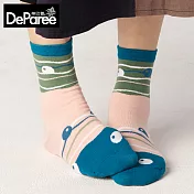 蒂巴蕾 socks..守護collection-水 揚藍色