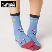 蒂巴蕾 socks..守護collection-動物 水藍色