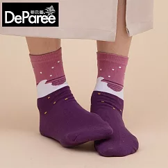 蒂巴蕾 socks..守護collection─水 南島星辰 藕紫色