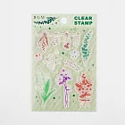 【BGM】+Clear Stamp 自由編排透明印章 ‧ 小小花店