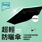 【德國boy】三折超輕黑膠防曬晴雨傘 薄荷綠外 薄荷綠
