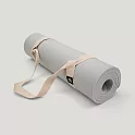 【QMAT】10mm厚瑜珈墊台灣製附贈瑜珈繩揹帶及收納拉鍊袋