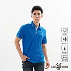【遊遍天下】MIT台灣製男款抗UV防曬涼感吸濕排汗機能POLO衫(GS10039) XL 藍色