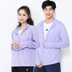 GIAT台灣製吸濕排汗透氣防曬外套(男女適穿) XL 淺紫