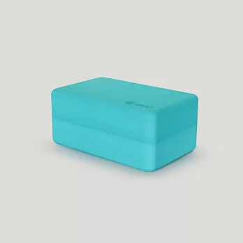 【QMAT】加厚瑜珈磚-9色 台灣製(單色系 瑜珈輔具 Yoga Blocks) 螢光藍