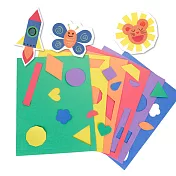 美國Crayola 繪兒樂 6色造型彩色紙48張(軋型色紙)