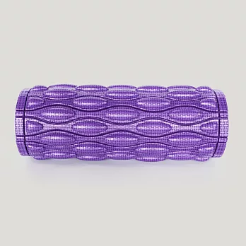 【QMAT】33cm運動滾輪 台灣製(按摩滾筒 瑜珈柱 放鬆滾輪 瑜珈滾筒) 單色紫