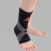adidas愛迪達高機能3D立體針織運動護踝[台灣製]S酷黑 S 酷黑