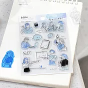 【BGM】+Clear Stamp 自由編排透明印章 ‧ 大人女子系列-辦公室