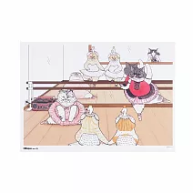 【GENERAL STICKER】不可思議的貓世界 B5迷你海報 ‧ 芭蕾教室