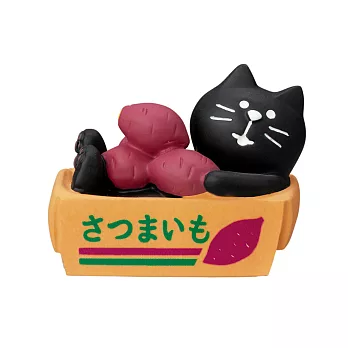 【DECOLE】concombre 豐收的秋天  喜歡箱子的貓貓 地瓜箱
