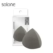Solone 完美訂製美妝蛋 三角型 (灰色)
