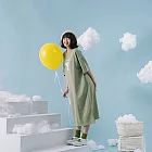 Queen Shop【01086048】MIT-小飛象系列 DUMBO踩球印圖洋裝-綠 F 綠