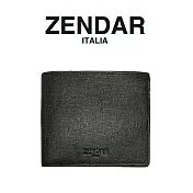 【ZENDAR】限量1折 頂級NAPPA小牛皮防刮十字紋8卡皮夾 但丁系列 全新專櫃展示品