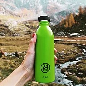 【福利品】義大利 24Bottles 輕量冷水瓶 500ml - 檸檬綠