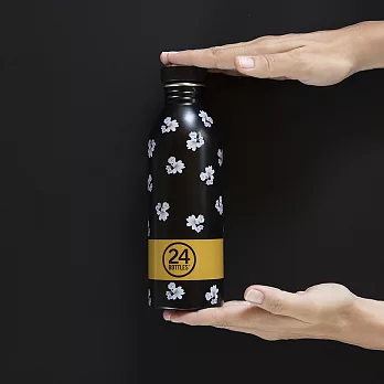 【福利品】義大利 24Bottles 輕量冷水瓶 500ml - 錦帶花