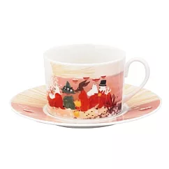 【日本YAMAKA】Moomin嚕嚕米系列彩畫馬克杯盤組 ‧ 夕日