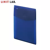 LIHIT LAB A-8710 A4 六層直式風琴夾(soeru) 深藍色