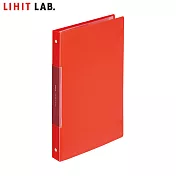 LIHIT LAB N-8501 A4 30孔15入活頁式資料本( soure )  紅色