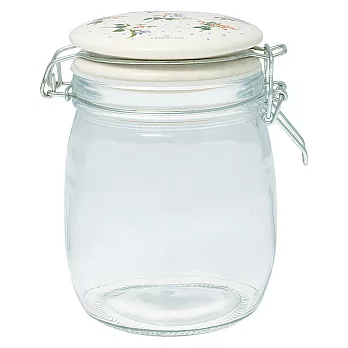 GREENGATE / Asta white 玻璃儲物罐0.75L