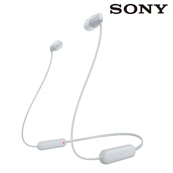 SONY  WI-C100  無線入耳式藍牙耳機 白色