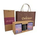 【德里斯Delicioso-愛心無限】大容量濾掛式咖啡12gx20入+黑金杯禮盒_附贈時尚購物袋