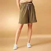 【ST.MALO】美國軍規級抗菌IONIC+銀纖維女短褲-2216WT- XL 墨綠色