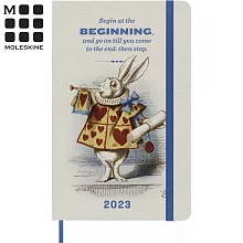 MOLESKINE 2023限定愛麗絲週記手帳12M- (L型) -白兔