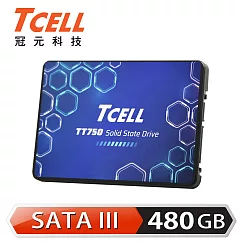 TCELL 冠元─ TT750 480GB SSD 2.5吋固態硬碟3D TLC(讀：550M/寫：480M)