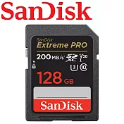 【代理商公司貨】SanDisk 128GB 200MB/s Extreme Pro U3 SDXC UHS-I V30 記憶卡