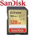【代理商公司貨】SanDisk 128GB 180MB/s Extreme U3 SDXC UHS-I V30 記憶卡