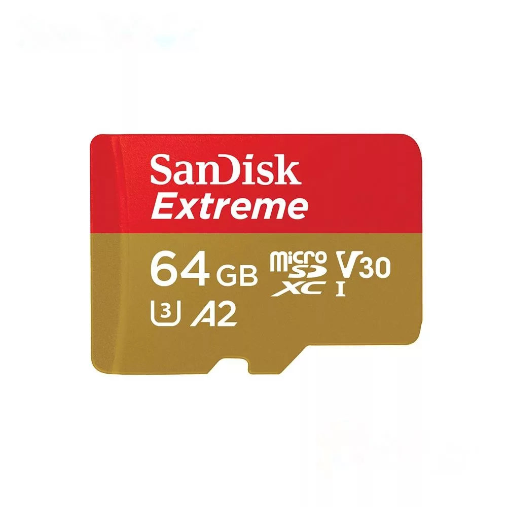 【SanDisk 】Extreme microSD UHS-I V30 A2 64GB 記憶卡 公司貨(每秒讀170MB)