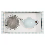 GREENGATE / Teapot pale blue 附鍊沖茶器