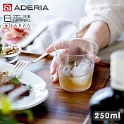 【ADERIA】日本製全面強化玻璃薄口水杯180ml