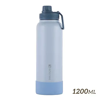 【HOUSUXI舒希】大容量保冷保溫瓶(雙蓋組)1200ml  霧藍