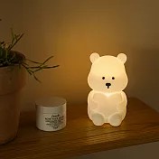 【韓國Dailylike】觸碰5段調光USB式氣氛夜燈 ‧ 熊熊抱枕