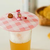 【韓國Dailylike】My Buddy熊熊立體造型矽膠保溫杯蓋 ‧ 野餐