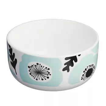 【小倉陶器】Tuuli北歐花卉陶瓷餐碗11cm ‧ 藍