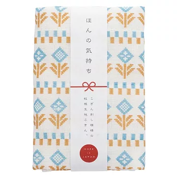 【BISQUE】日本蚊帳生地敷巾 ‧ 小花藍